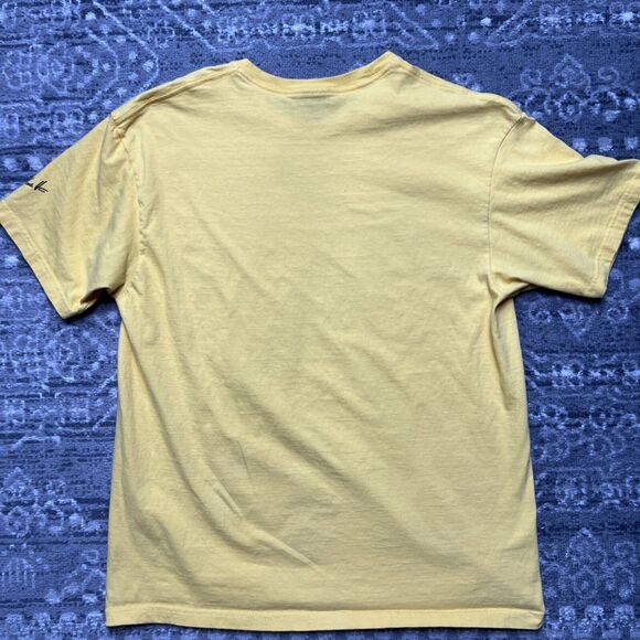 Usain Bolt Official T-Shirt Large Yellow Black Silhouette Jamaica Running Track - Picture 6 of 6